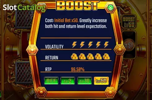 Bonus Bet Screen. Money x Money slot
