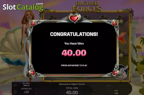 Total Win in Afrodita Spins. Higher Forces slot