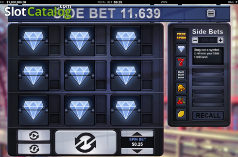 画面2. Side Bet 11K (サイド・ベット11K) カジノスロット