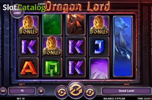 Win screen. Dragon Lord slot