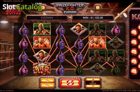 Win screen 2. Prize Fighter KO slot