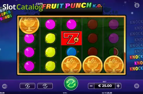 Reel screen. Fruit Punch K.O. slot