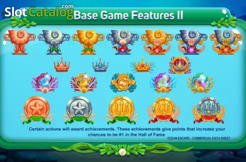 Base Game features screen 2. Ocean Escape slot