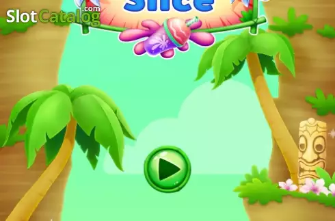 Game screen. Fruit Slice slot