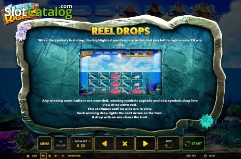 Paytable 3. Tidal Riches slot