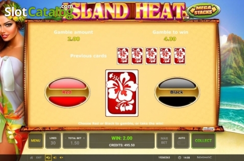 Gamble. Island Heat slot