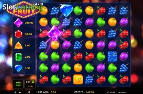 Reel Screen 2. Sparkling Fruit Match 3 slot