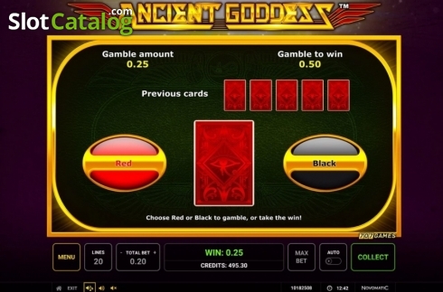 Gamble. Ancient Goddess slot