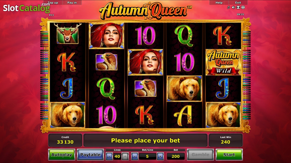 Ciebie Autumn Queen Free Online Slots