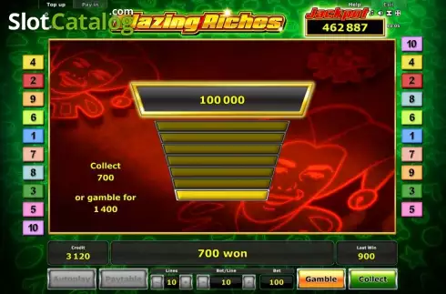 Double Up. Blazing Riches slot