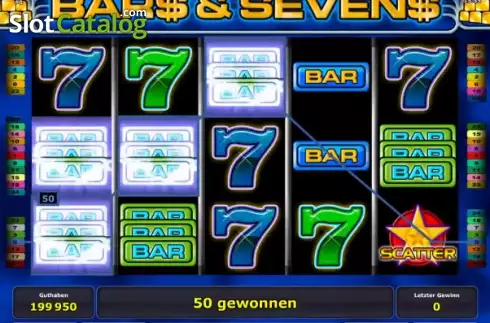 Win. Bars & Sevens slot