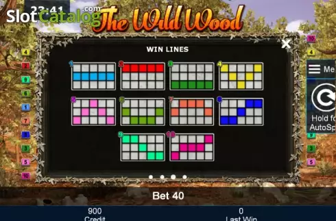 Paytable 3. The Wild Wood™ slot