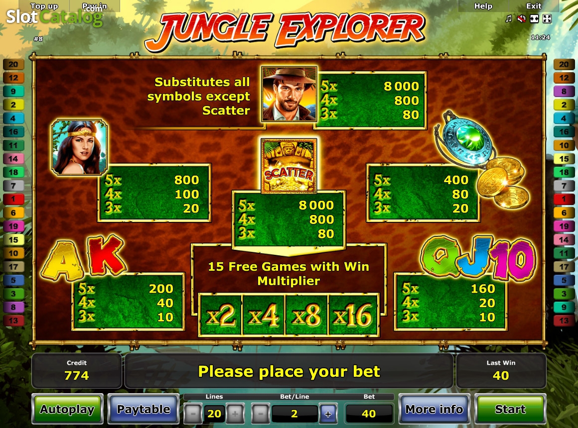 Jungle Explorer Free Online Slots free online jackpot block party slots 