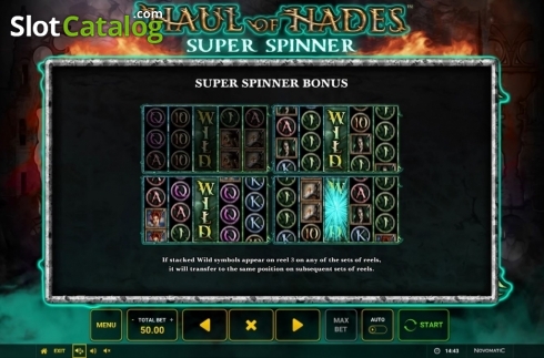 Skärmdump8. Haul of Hades - Super Spinner slot