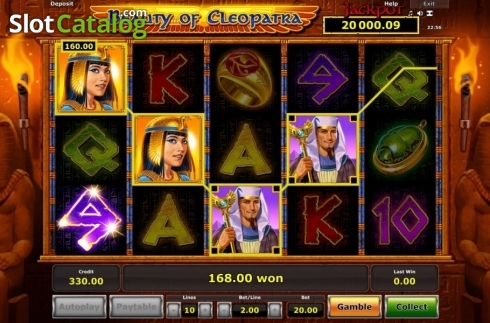 Bildschirm6. Beauty of Cleopatra slot