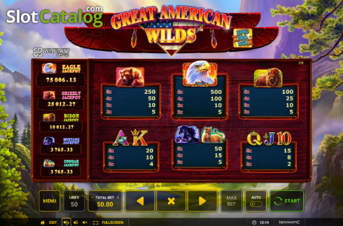Captura de tela7. Great American Wilds slot
