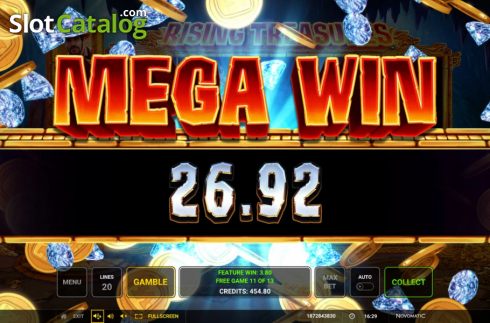 Mega Win. Rising Treasures slot