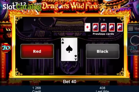 Double Up. Dragon's Wild Fire slot