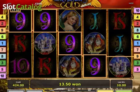 Win. Gryphon's Gold deluxe slot