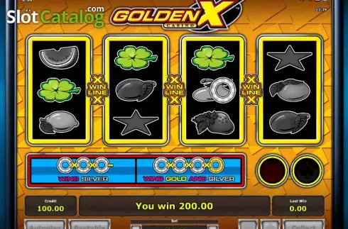 勝つ. GOLDEN X casino カジノスロット