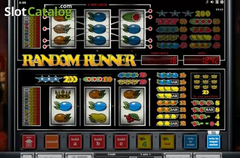 Gagner. Random Runner (Eurocoin Interactive) Machine à sous