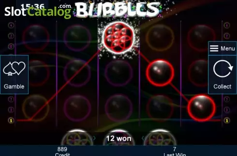 Скрин4. Bubbles (Greentube) слот