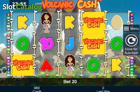 リール. Volcanic Cash (ボルカニック・キャッシュ) カジノスロット