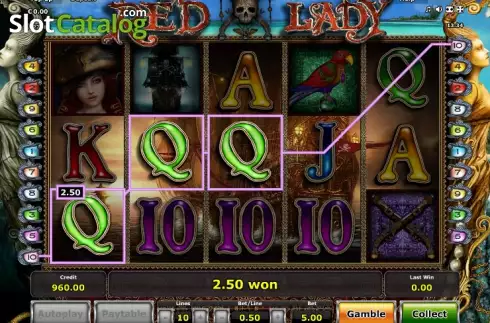 Win. Red Lady slot