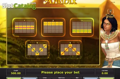 Paytable 2. Anubix (iGaming2go) slot