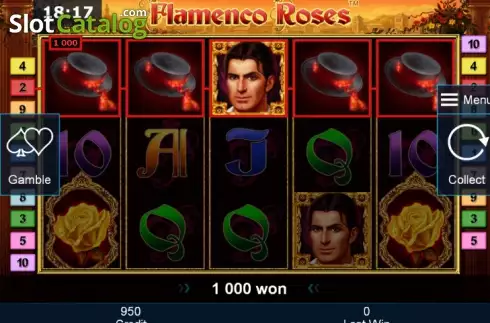 Скрин4. Flamenco Roses слот