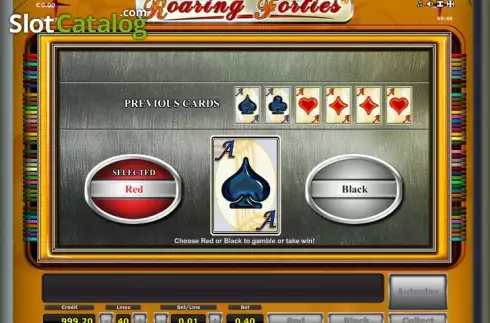 Double Up. Roaring Forties slot