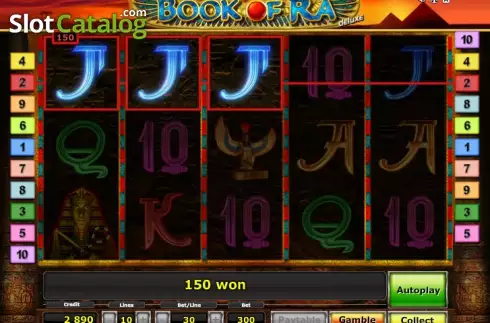 Vincere. Book of Ra deluxe slot