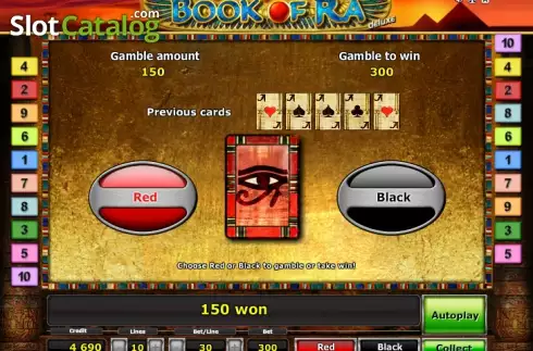 Double Up. Book of Ra deluxe slot