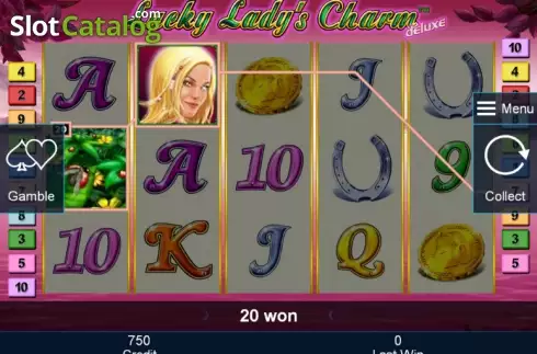 Скрин4. Lucky Lady's Charm deluxe слот