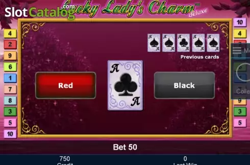Double Up. Lucky Lady's Charm deluxe slot