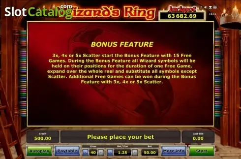 Captura de tela8. Wizard's Ring slot