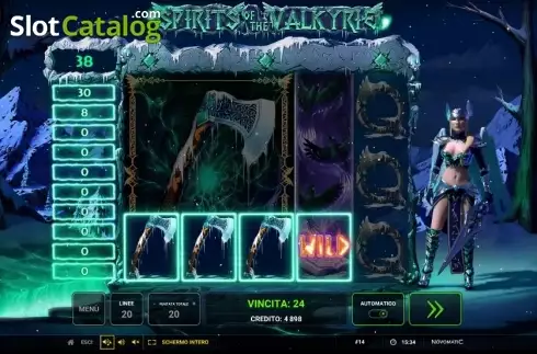 Captura de tela5. Spirits of the Valkyrie slot