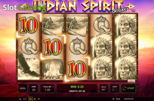 画面3. Indian Spirit Deluxe カジノスロット