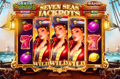 Reel Screen. Seven Seas Jackpots slot