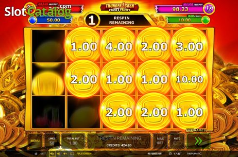 Hold and Win. Thunder Cash Fruity Fruity slot