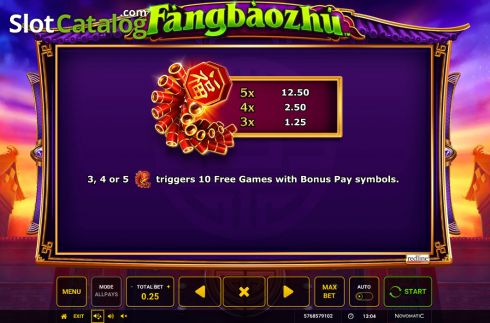 画面4. FangBaoZhu カジノスロット