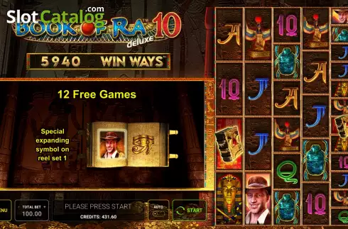 Free Spins Win Screen 2. Book of Ra deluxe 10: Win Ways slot