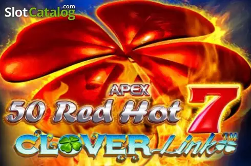 50 Red Hot 7 Clover Link Logotipo