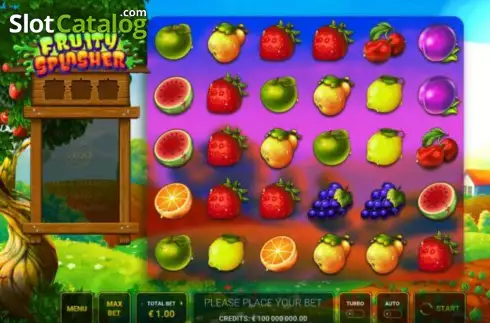 Bildschirm2. Fruity Splasher slot