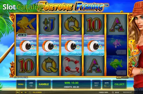 Win screen 2. Fortune Fishing slot