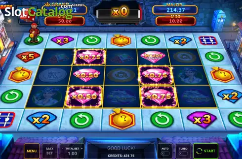 Bonus Game Win Screen 2. Diamond Link: Cops ‘n’ Robbers slot