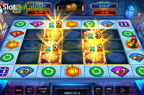 Bonus Game Win Screen 3. Diamond Link: Cops ‘n’ Robbers slot
