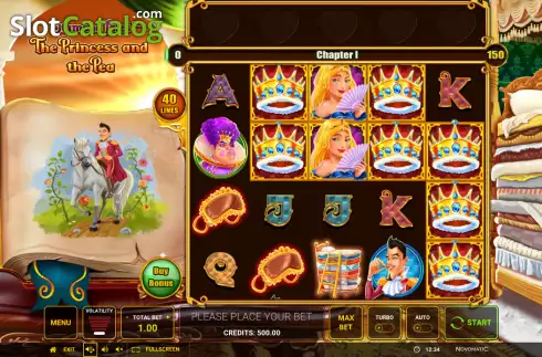 Captura de tela3. Diamond Tales The Princess and the Pea slot