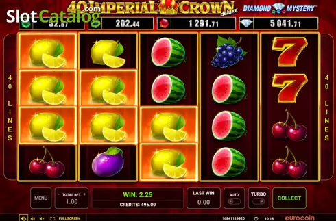 Diamond Mystery 40 Imperial Crown deluxe Demo. Diamond Mystery - 40 Imperial Crown deluxe slot