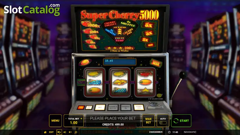 Super Cherry 5000 - Walzenansicht Super Cherry 5000 - Walzenansicht